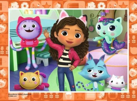 Puzzle 4w1 Koci Domek Gabi 12/16/20/24 elementy Ravensburger Polska Puzzle 4w1 Koci Domek Gabi 12/16/20/24 elementy Ravensburger Polska
