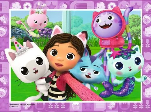 Puzzle 4w1 Koci Domek Gabi 12/16/20/24 elementy Ravensburger Polska Puzzle 4w1 Koci Domek Gabi 12/16/20/24 elementy Ravensburger Polska