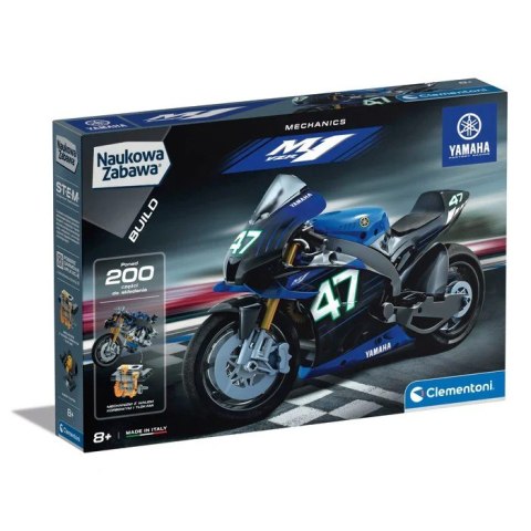 Zestaw konstrukcyjny Laboratorium Mechaniki - Yamaha M1 Clementoni Zestaw konstrukcyjny Laboratorium Mechaniki - Yamaha M1 Clementoni