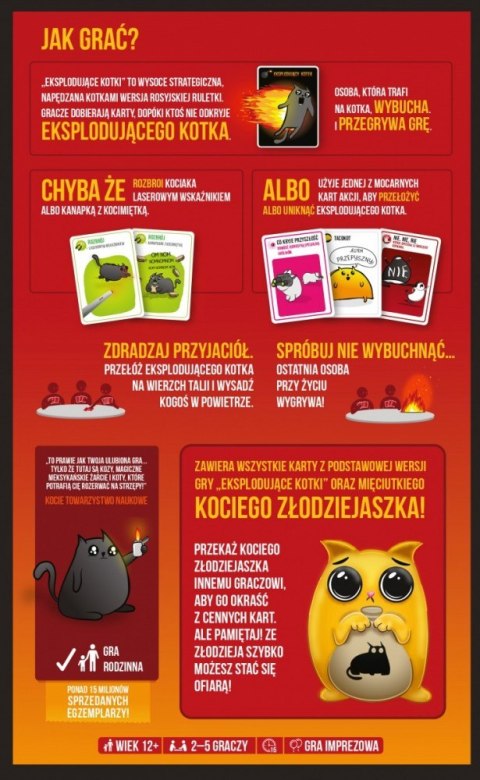 Gra Eksplodujące Kotki Koci złodziejaszek Rebel Gra Eksplodujące Kotki Koci złodziejaszek Rebel
