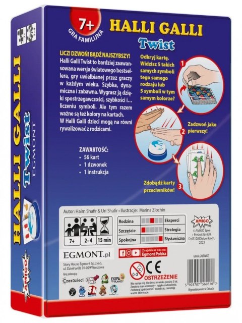 Gra Halli Galli Twist (PL) Egmont Gra Halli Galli Twist (PL) Egmont