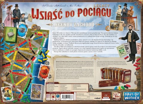 Gra Wsiąść do Pociągu: Legacy - Legendy Zachodu Rebel Gra Wsiąść do Pociągu: Legacy - Legendy Zachodu Rebel