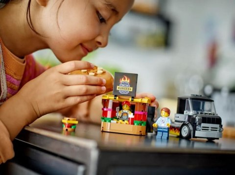 Klocki City 60404 Ciężarowka z burgerami LEGO Klocki City 60404 Ciężarowka z burgerami LEGO