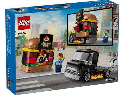 Klocki City 60404 Ciężarowka z burgerami LEGO Klocki City 60404 Ciężarowka z burgerami LEGO