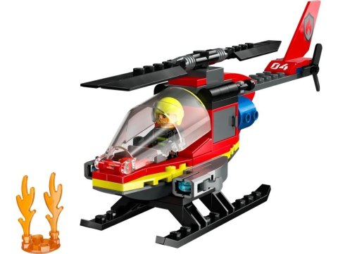 Klocki City 60411 Strażacki helikopter ratunkowy LEGO Klocki City 60411 Strażacki helikopter ratunkowy LEGO