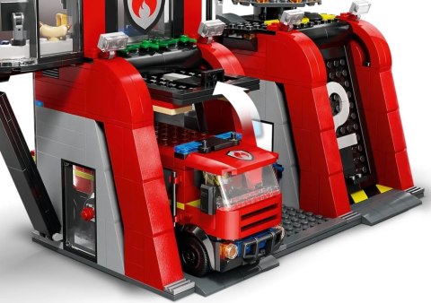 Klocki City 60414 Remiza strażacka z wozem strażackim LEGO Klocki City 60414 Remiza strażacka z wozem strażackim LEGO