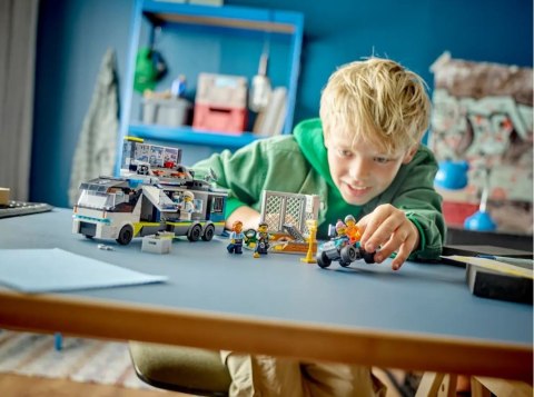 Klocki City 60418 Policyjna ciężarówka z laboratorium kryminalnym LEGO Klocki City 60418 Policyjna ciężarówka z laboratorium kryminalnym LEGO