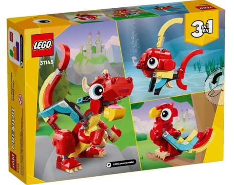 Klocki Creator 31145 Czerwony smok LEGO Klocki Creator 31145 Czerwony smok LEGO