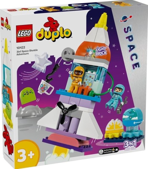 Klocki DUPLO 10422 Przygoda w promie kosmicznym 3w1 LEGO Klocki DUPLO 10422 Przygoda w promie kosmicznym 3w1 LEGO