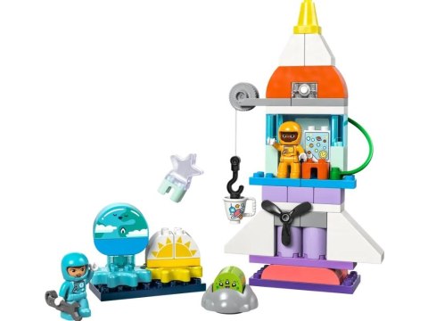 Klocki DUPLO 10422 Przygoda w promie kosmicznym 3w1 LEGO Klocki DUPLO 10422 Przygoda w promie kosmicznym 3w1 LEGO