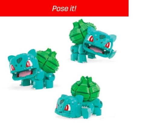 Klocki MEGA Pokemon Duży Bulbasaur Mega Bloks Klocki MEGA Pokemon Duży Bulbasaur Mega Bloks