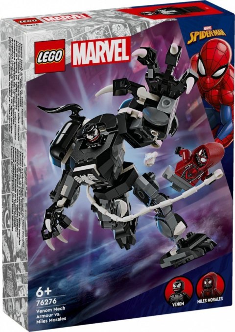Klocki Super Heroes 76276 Mechaniczna zbroja Venoma vs. Miles Morales LEGO Klocki Super Heroes 76276 Mechaniczna zbroja Venoma vs. Miles Morales LEGO
