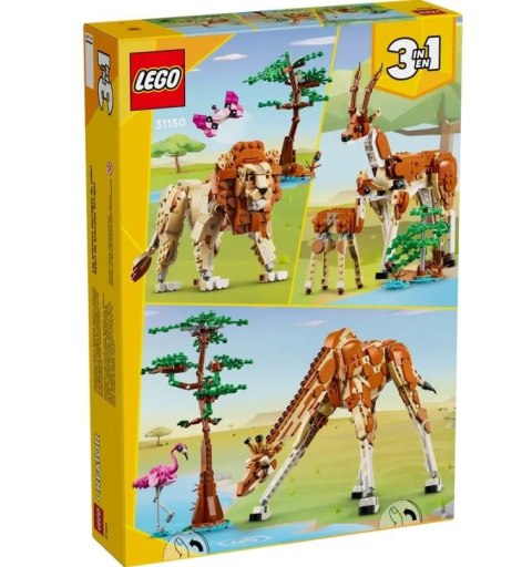 Klocki Creator 31150 Dzikie zwierzęta z safari LEGO Klocki Creator 31150 Dzikie zwierzęta z safari LEGO