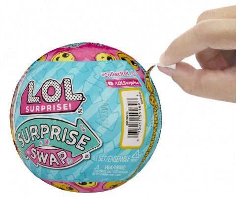 Lalka L.O.L. Surprise Swap Tot Zmieniające Twarze 1 sztuka MGA Lalka L.O.L. Surprise Swap Tot Zmieniające Twarze 1 sztuka MGA