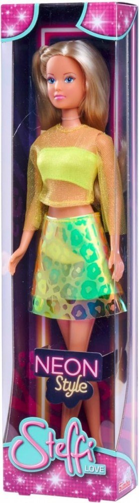 Lalka Steffi Love Neonowy styl, 2 rodzaje Simba Lalka Steffi Love Neonowy styl, 2 rodzaje Simba