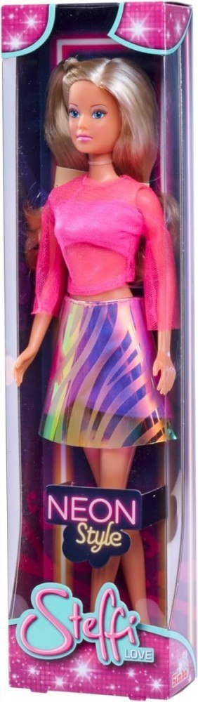 Lalka Steffi Love Neonowy styl, 2 rodzaje Simba Lalka Steffi Love Neonowy styl, 2 rodzaje Simba