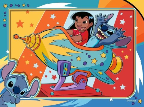 Puzzle 4w1 Disney Stitch Ravensburger Polska Puzzle 4w1 Disney Stitch Ravensburger Polska