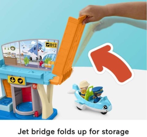 Zestaw Little People Port lotniczy Fisher Price Zestaw Little People Port lotniczy Fisher Price