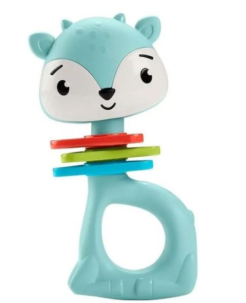 Grzechotka Gryzak Klekoczący Jelonek Fisher Price Grzechotka Gryzak Klekoczący Jelonek Fisher Price