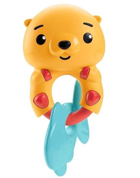 Grzechotka Gryzak Wesoła Wydra Fisher Price Grzechotka Gryzak Wesoła Wydra Fisher Price