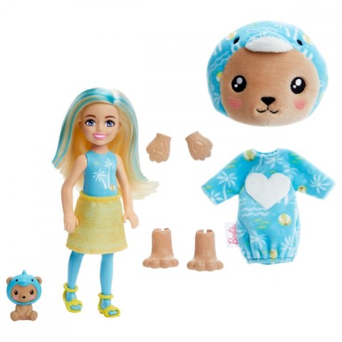 Lalka Barbie Cutie Reveal Chelsea Miś - Delfin Mattel Lalka Barbie Cutie Reveal Chelsea Miś - Delfin Mattel