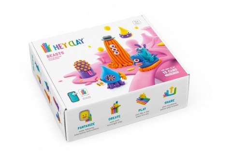 Masa Platyczna Hey Clay Bestie 15 puszek Tm Toys Masa Platyczna Hey Clay Bestie 15 puszek Tm Toys