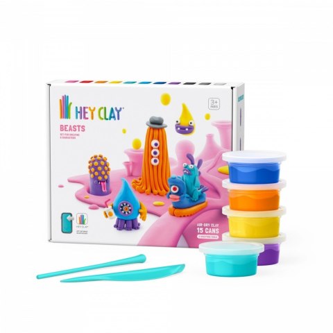 Masa Platyczna Hey Clay Bestie 15 puszek Tm Toys Masa Platyczna Hey Clay Bestie 15 puszek Tm Toys