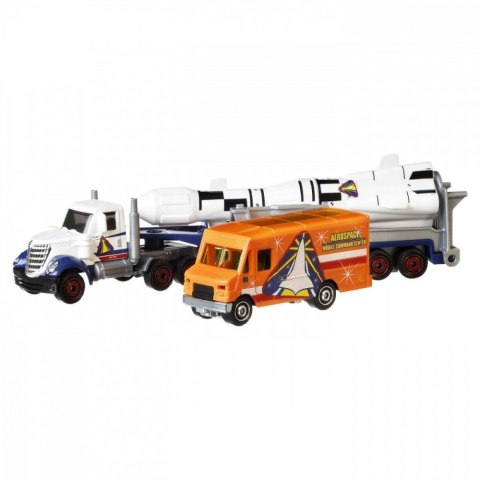 Pojazd transportowy + autko Matchbox Convoys Mattel Pojazd transportowy + autko Matchbox Convoys Mattel