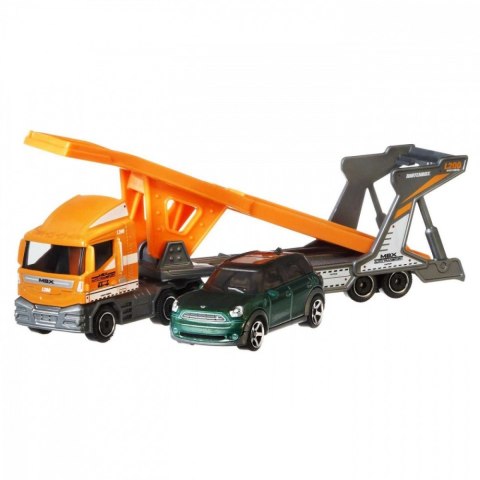 Pojazd transportowy + autko Matchbox Convoys Mattel Pojazd transportowy + autko Matchbox Convoys Mattel
