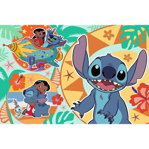 Puzzle 24 elementy Maxi Wesoły dzień Lilo i Stitch Trefl Puzzle 24 elementy Maxi Wesoły dzień Lilo i Stitch Trefl