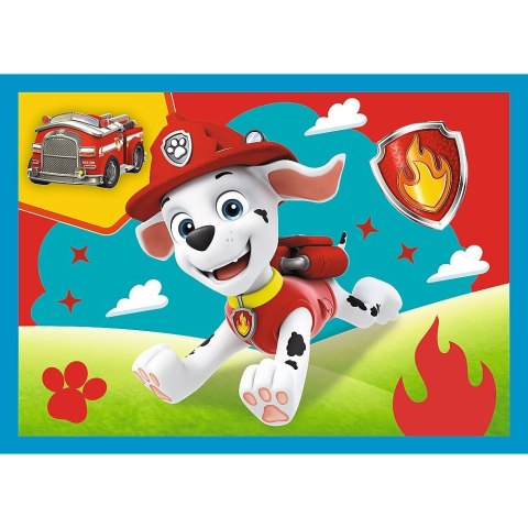 Puzzle 4w1 Biegnące pieski Psi Patrol (Paw Patrol) Trefl Puzzle 4w1 Biegnące pieski Psi Patrol (Paw Patrol) Trefl