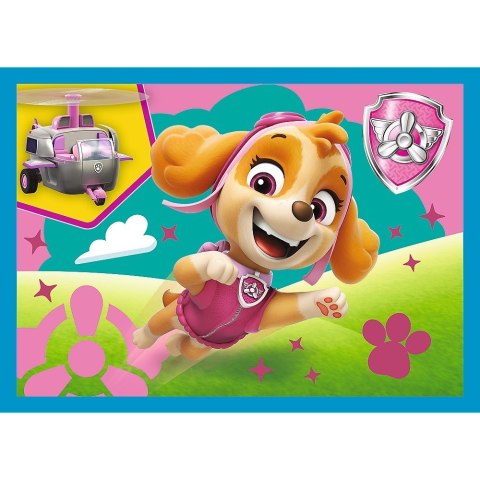 Puzzle 4w1 Biegnące pieski Psi Patrol (Paw Patrol) Trefl Puzzle 4w1 Biegnące pieski Psi Patrol (Paw Patrol) Trefl