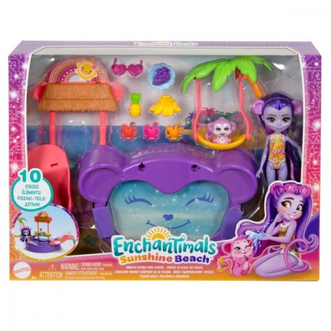 Zestaw Enchantimals Tropikalny basen + lalka Małpka Mattel Zestaw Enchantimals Tropikalny basen + lalka Małpka Mattel