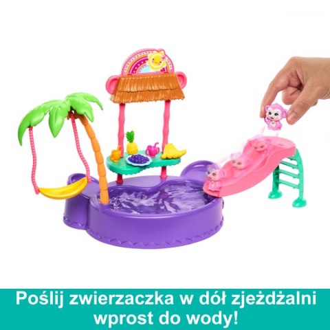 Zestaw Enchantimals Tropikalny basen + lalka Małpka Mattel Zestaw Enchantimals Tropikalny basen + lalka Małpka Mattel