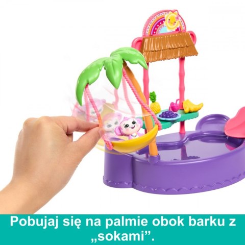 Zestaw Enchantimals Tropikalny basen + lalka Małpka Mattel Zestaw Enchantimals Tropikalny basen + lalka Małpka Mattel