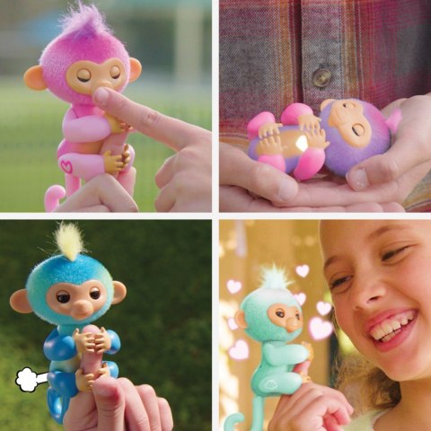 Figurka interaktywna Fingerlings Małpka Niebieska Leo Cobi Figurka interaktywna Fingerlings Małpka Niebieska Leo Cobi