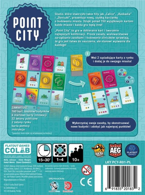 Gra Point City (PL) Lucky Duck Games Gra Point City (PL) Lucky Duck Games