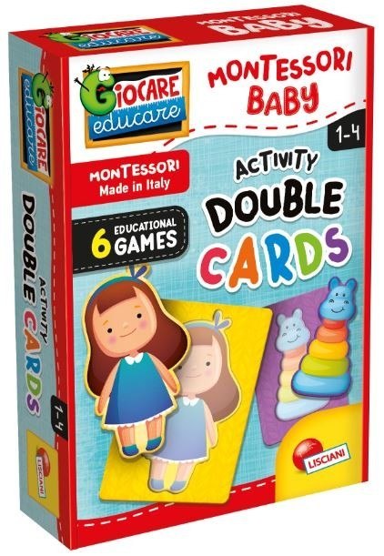 Gra edukacyjna Montessori Baby - Activity Cards Lisciani Gra edukacyjna Montessori Baby - Activity Cards Lisciani