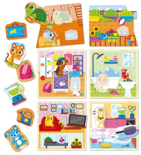 Gra edukacyjna Montessori Baby House Lisciani Gra edukacyjna Montessori Baby House Lisciani
