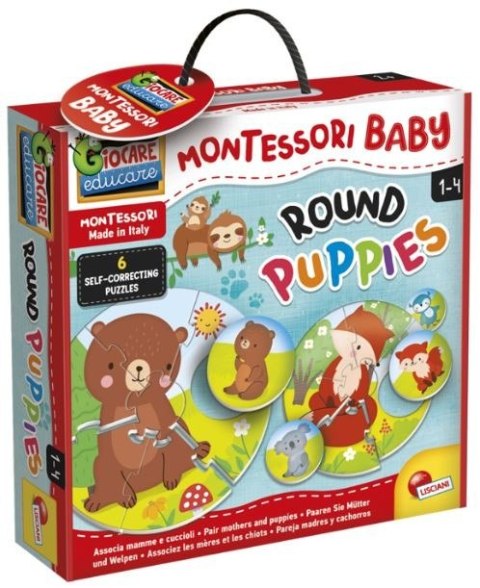Gra logiczna Montessori - Okrągłe puzzle Lisciani Gra logiczna Montessori - Okrągłe puzzle Lisciani