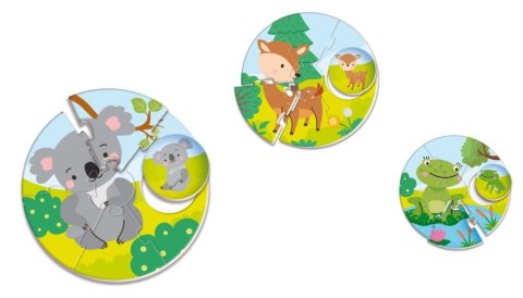 Gra logiczna Montessori - Okrągłe puzzle Lisciani Gra logiczna Montessori - Okrągłe puzzle Lisciani