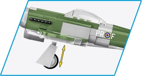 Klocki Hawker Typhoon Mk.1B Cobi Klocki Klocki Hawker Typhoon Mk.1B Cobi Klocki