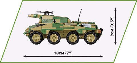 Klocki Historical Collection Sd.Kfz. 234/3 Stummel Cobi Klocki Klocki Historical Collection Sd.Kfz. 234/3 Stummel Cobi Klocki