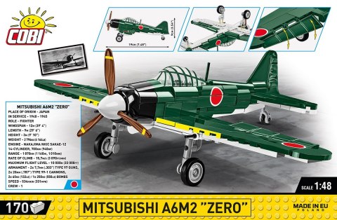 Klocki Mitsubishi A6M2 Zero Cobi Klocki Klocki Mitsubishi A6M2 Zero Cobi Klocki