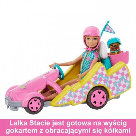Lalka Barbie Stacie i pojazd filmowy Gokart Mattel Lalka Barbie Stacie i pojazd filmowy Gokart Mattel
