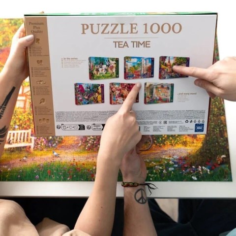 Puzzle 1000 elementów Premium Plus Tea Time Nadchodzą kłopoty! Trefl Puzzle 1000 elementów Premium Plus Tea Time Nadchodzą kłopoty! Trefl