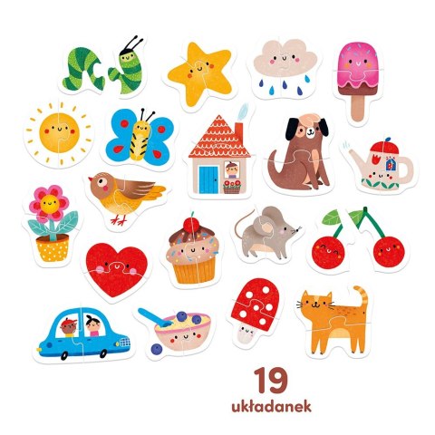 Układanka Moje pierwsze puzzle - Do pary CzuCzu Układanka Moje pierwsze puzzle - Do pary CzuCzu