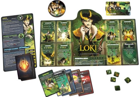 Gra Dice Throne Marvel Box 1 Scarlet Witch, Thor, Loki, Spider-Man Lucky Duck Games Gra Dice Throne Marvel Box 1 Scarlet Witch, Thor, Loki, Spider-Man Lucky Duck Games