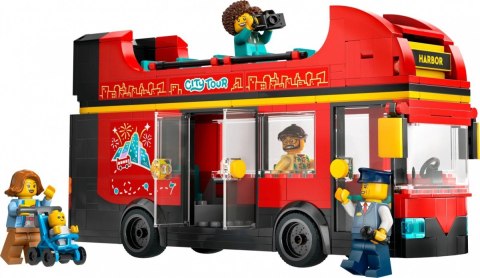 Klocki City 60407 Czerwony, piętrowy autokar LEGO Klocki City 60407 Czerwony, piętrowy autokar LEGO
