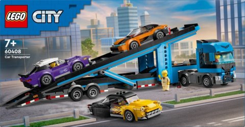 Klocki City 60408 Laweta z samochodami sportowymi LEGO Klocki City 60408 Laweta z samochodami sportowymi LEGO
